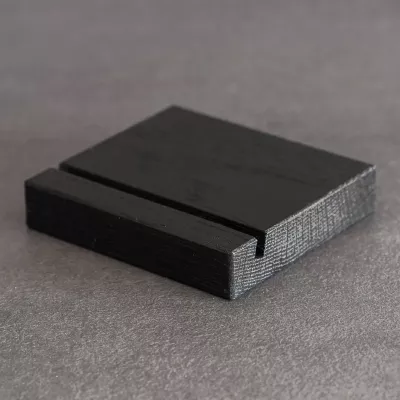 Plate accessories - Solid Black Wood Stand